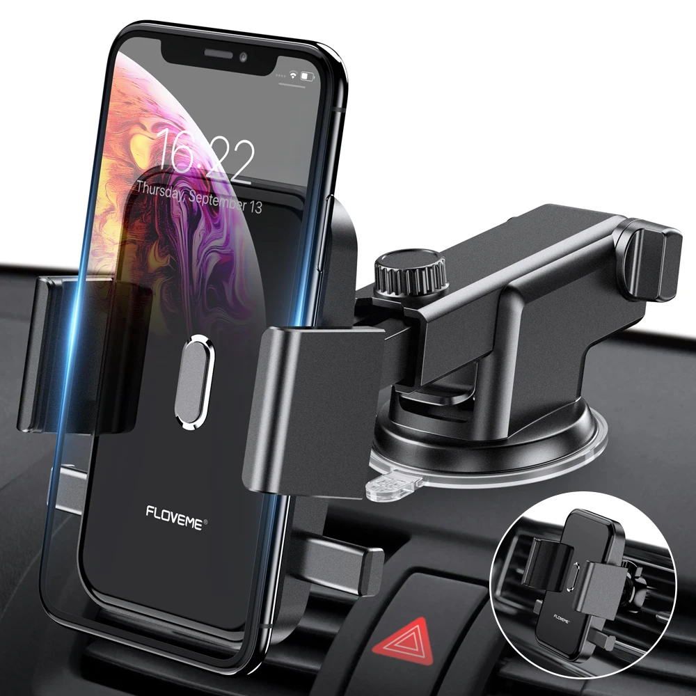 RAXFLY Роскошные автомобильный держатель телефона для iPhone X XS лобовое стекло