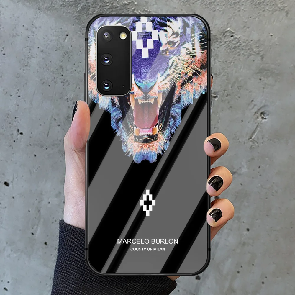 

Marcelo Burlone Phone Tempered Glass Case Cover for Samsung Galaxy A M 12 20 21 30 31 40 50 51 52 70 71 72 E S Silicone Tpu