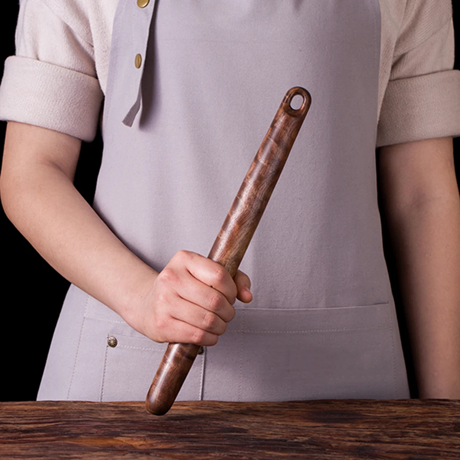 

Wood Art Rolling Pin Stick Eco Friendly Household Baking Solid Wood Rolling Pin Cake Accessories Rolo De Massa Bakeware EB5MZ