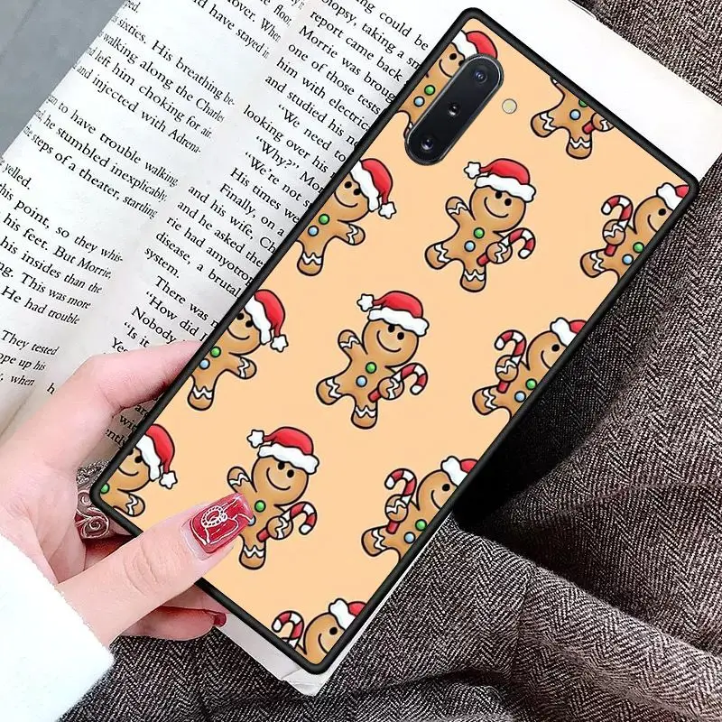 Чехол для телефона с Рождеством черный мягкий кейс чехол samsung обратите внимание