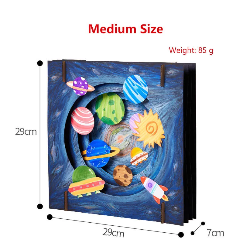 

Kid Interactive Educational Toys Kid Handmade DIY Material Package Vast Starry Art Painting For Starry Sky Handmade Art Painting