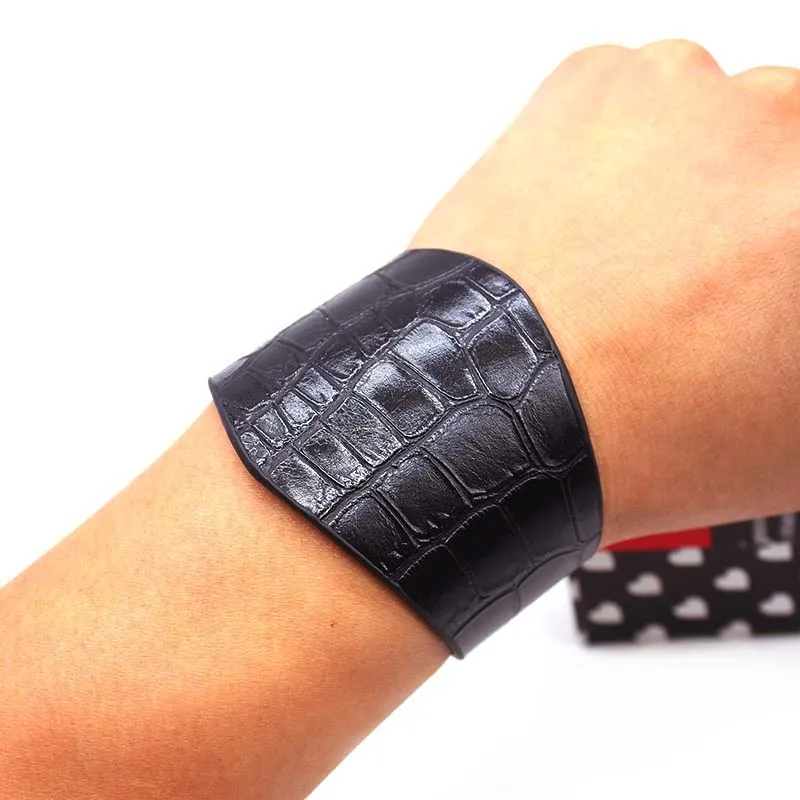 Женские кожаные браслеты с трещинами модные ювелирные украшения женский браслет