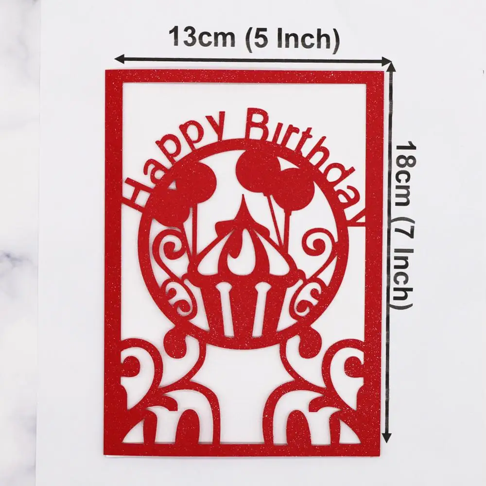 Лидер продаж поздравительные открытки на день рождения 15 шт./лот юбилей с