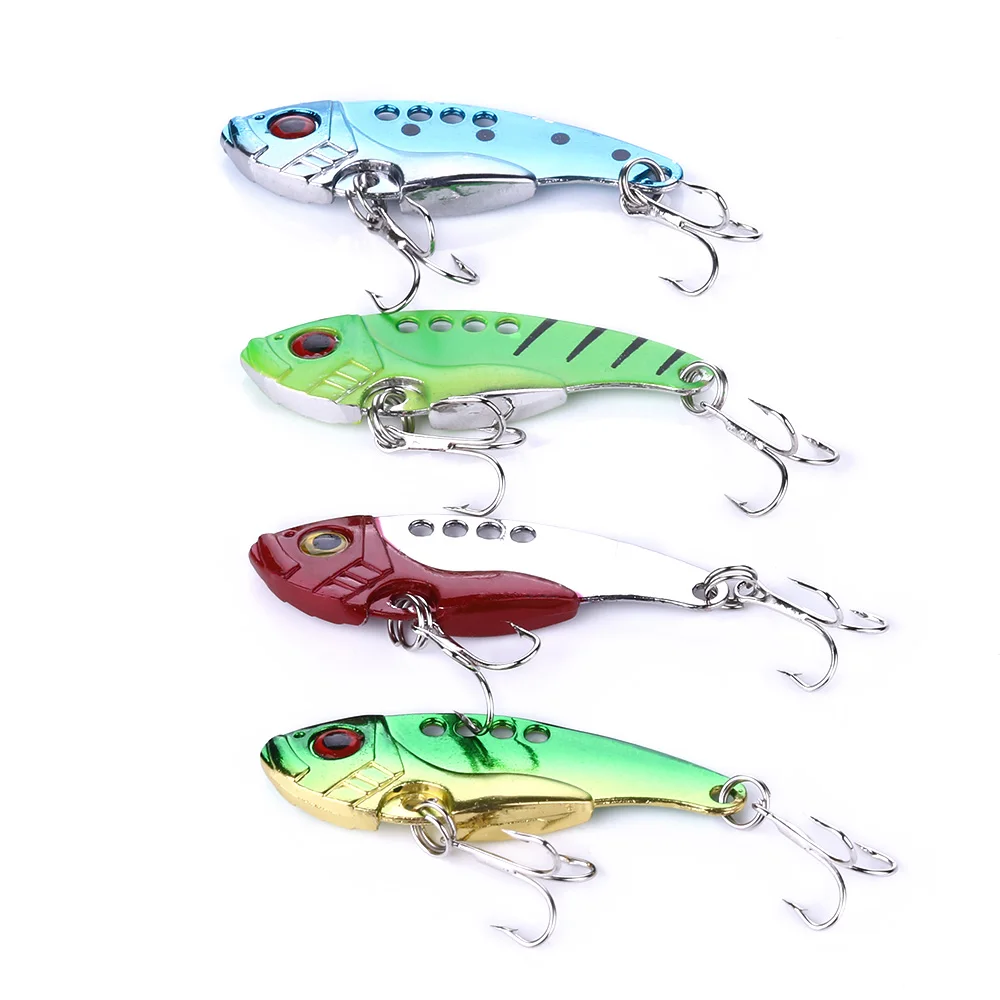 

ThunderShower 5.5cm 11g Hard Metal VIB Blade Baits Fishing Lures Set Bass Wobbler Fishing Bait