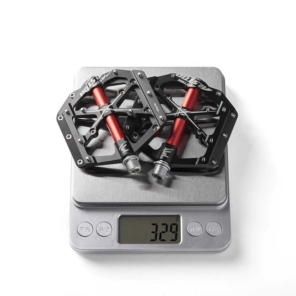 Ansjs 3 подшипника педали для горного велосипеда Плоские Педали Из Сплава на