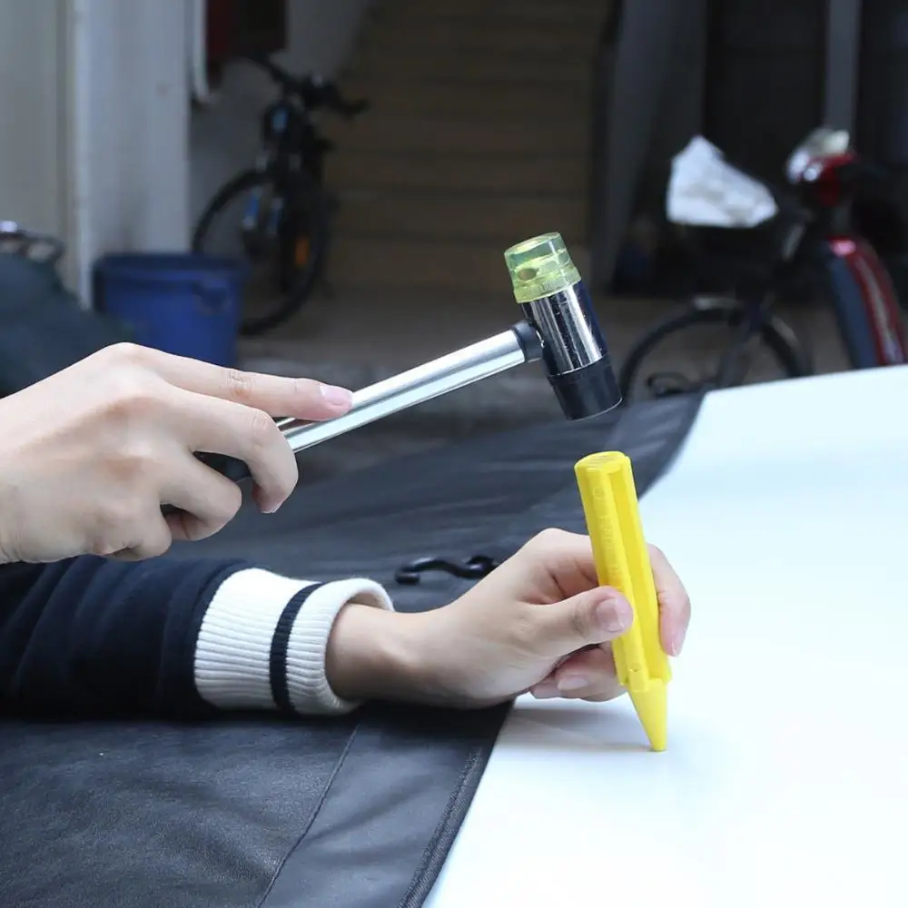 

Rubber Hammer Tool Double-sided Hammer Paintless Dent Repair Tools Hand Tools Kit for Car Body Repair Accessories