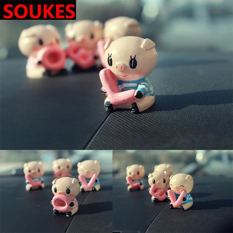 Любовь автомобиля с изображением милой свинки для мальчиков мультяшная игрушка