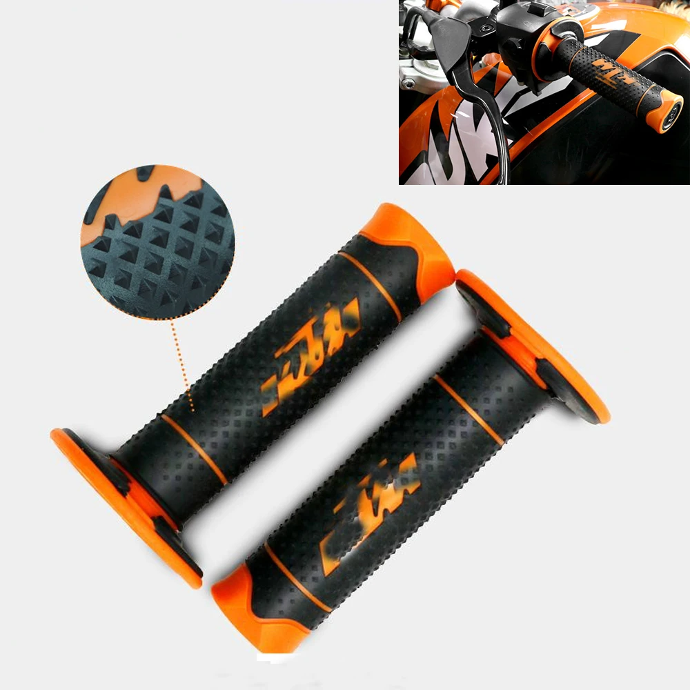 Knight823 7/8 &quot22 мм Мотоцикл Резиновая штыри Ручка гель для KTM Duke 125 200 250 390 EXCF SX SXF XC XCF XCW