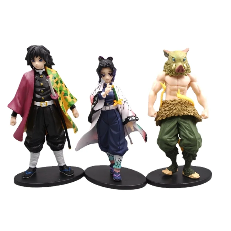 Фигурки из аниме рассекающий демонов экшн фигурки ПВХ фигурка Zenitsu Inosuke Kimetsu No