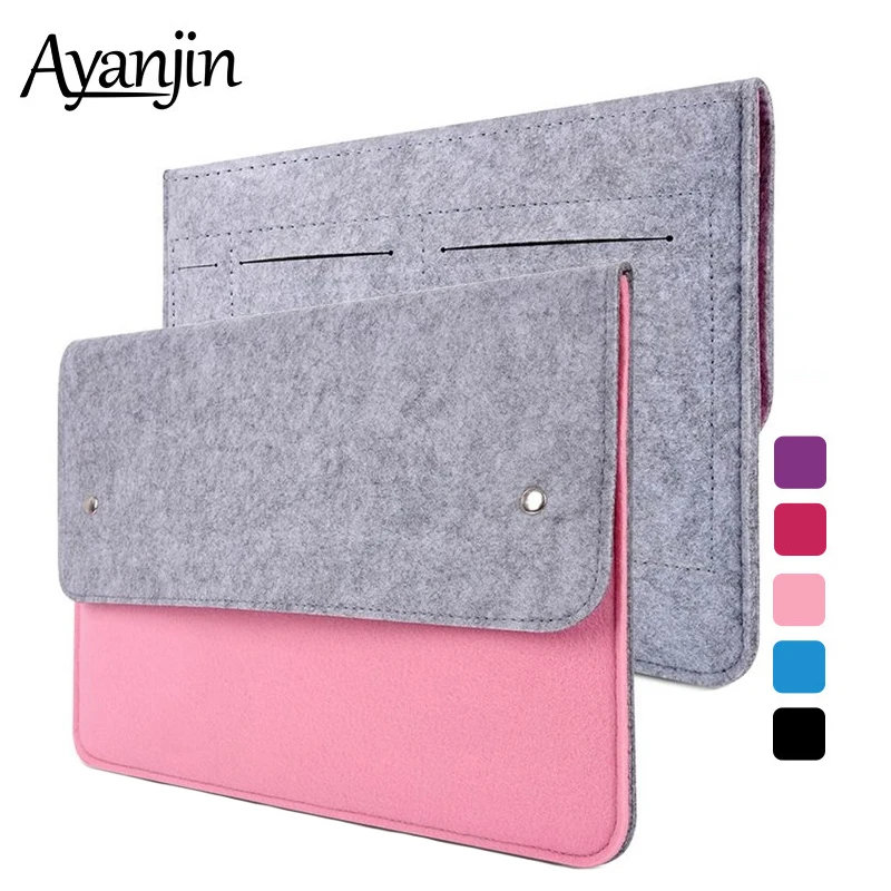 Шерстяной войлок Ультратонкий Тонкий ноутбук сумка для Macbook Pro retina 11 12 13 15 14 чехол