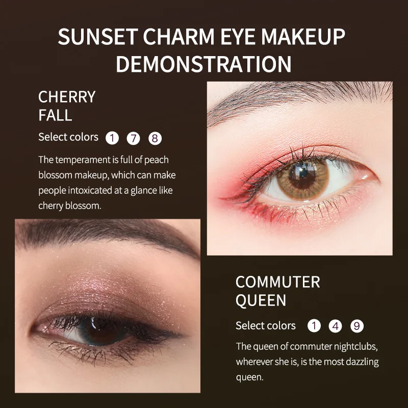 BIOAQUA 9 colour factory maquillaje New arrival professional Cosmetic Wholesale EyeShadow Palette Makeup Eye shadow |