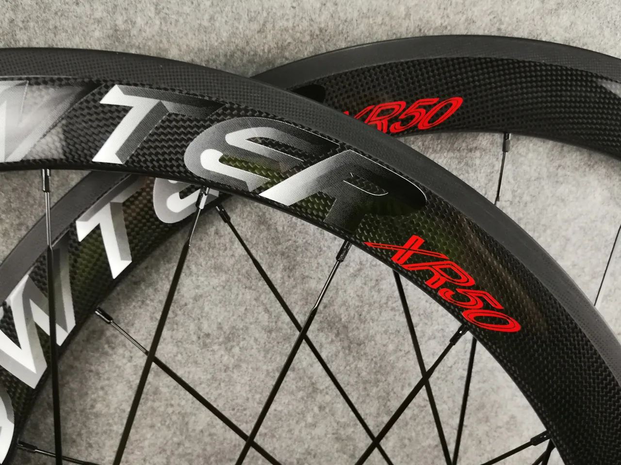 3D колесная пара XR50 глянцевый клинчерный набор 3K 50 мм карбоновые дорожные