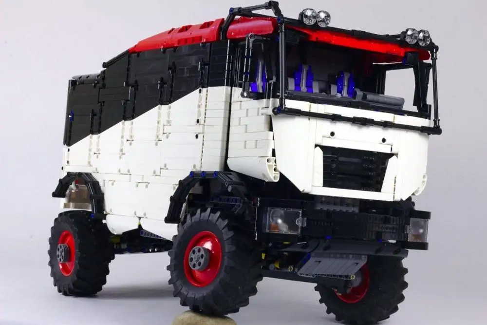 

Technology building block mechanical gear moc-17278 dakar truck remote control assembly toy boy Christmas gift