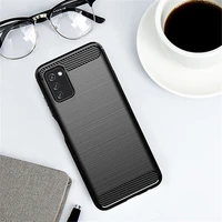 for cover samsung galaxy a03s case for samsung galaxy a03s bumper silicone carbon fiber shell back case for samsung a03s cover