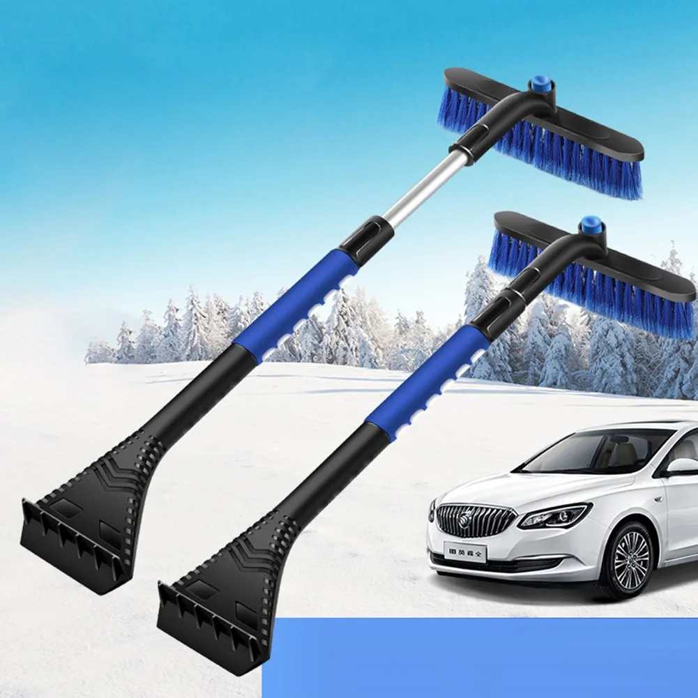 

34*18*5cm Car Extendable Snow Removal Shovel Ice Scraper Snow Brush Multi-functional Telescopic Ice Snow Shovel