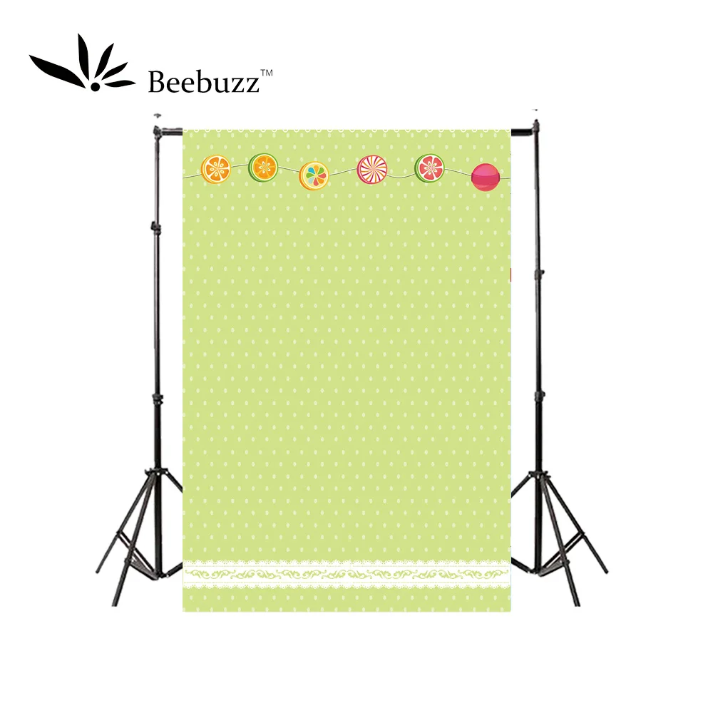 Зеленый фон в горошек для фотостудии Фотофон детской фотосъемки | Электроника