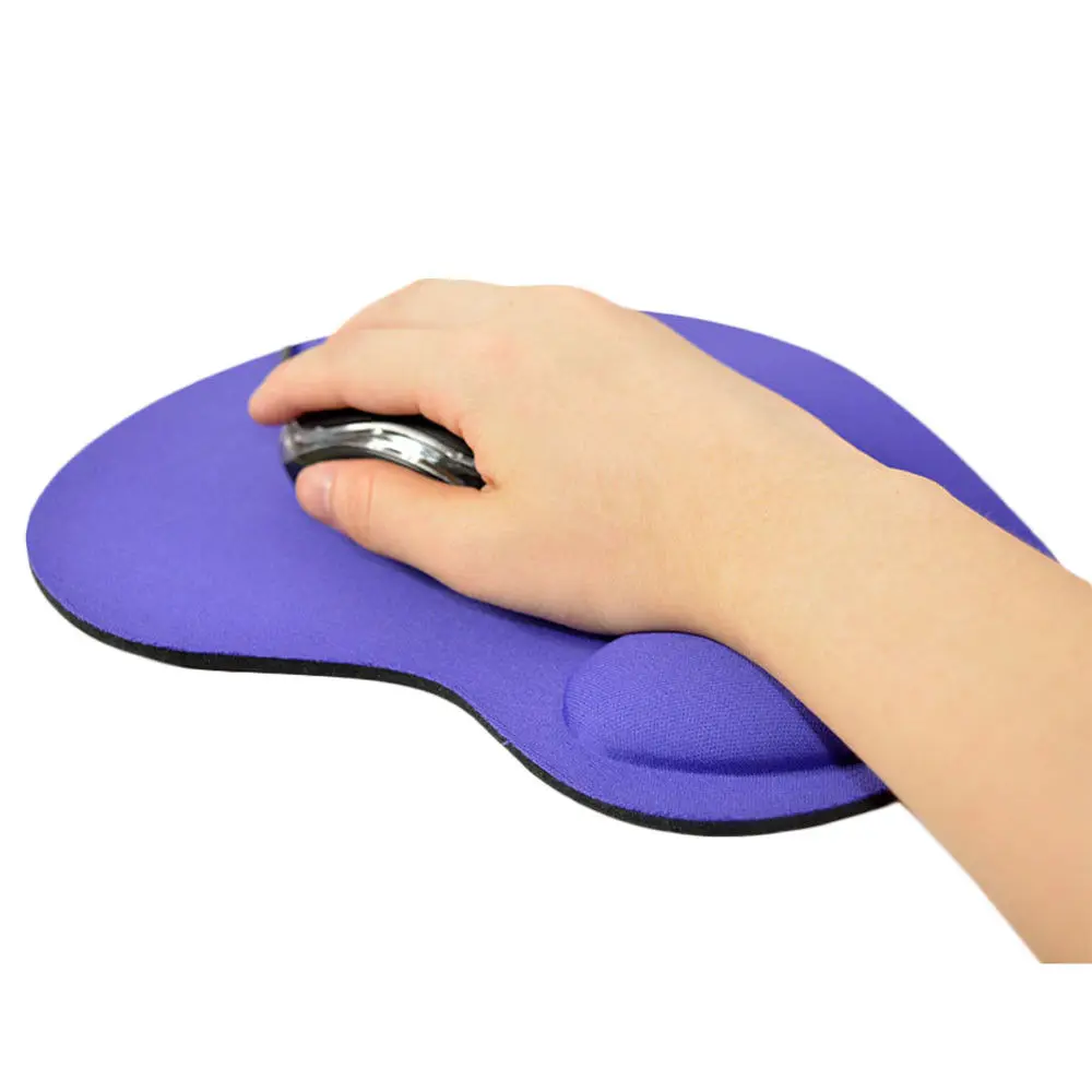Game Mouse Pat Silicone Soft Anti Slip Pad With Wrist Rest Support Mat For Computer Gaming PC Laptop Muismat Solid Color | Компьютеры и