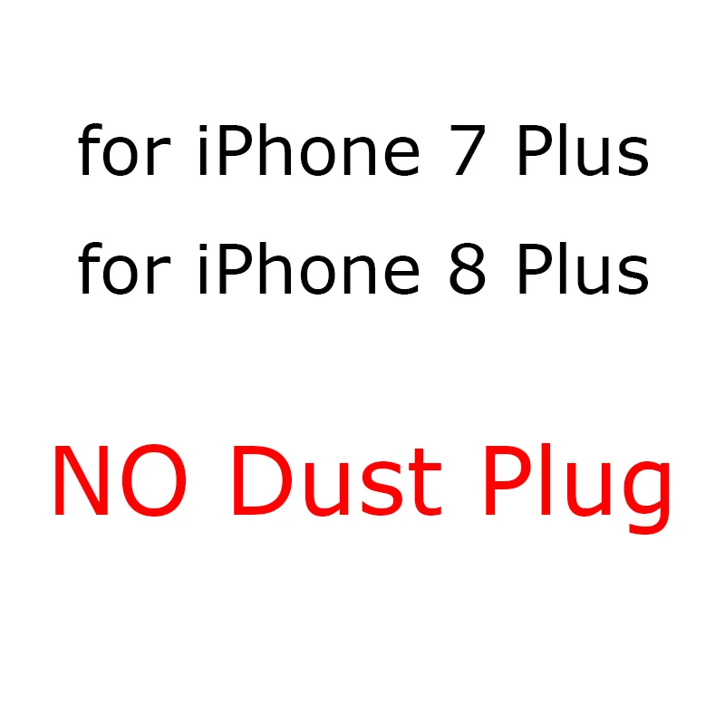 Clear Пылезащитная заглушка для силиконовый чехол для iPhone 6 6s 7 8 Plus X XS Max XR роскошный мягкий ТПУ полнозащитный Прозрачный чехол для iPhone 8 Plus XSMax - Цвет: Clear