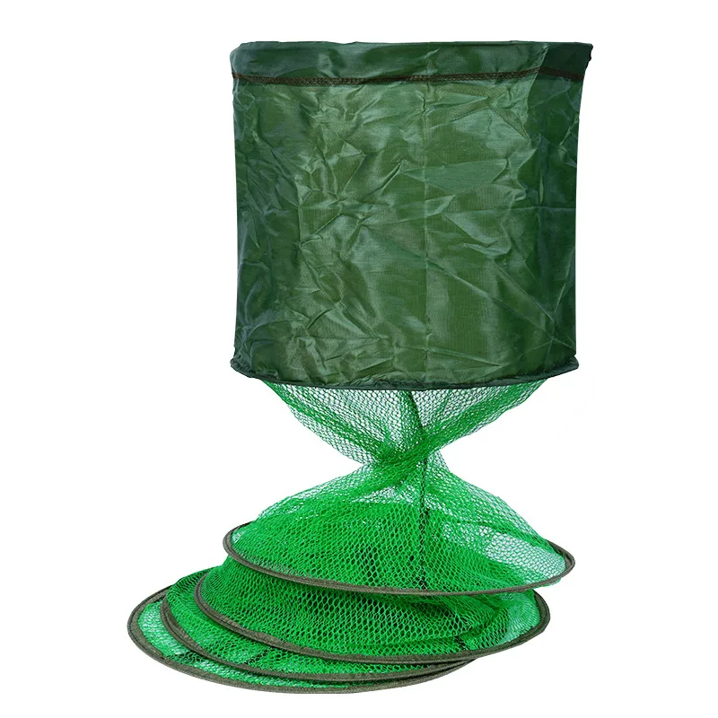 

Glue Fish Care Stainless Steel Inserted Foldable Fish Basket-in Water Fish Fishing Nets Accessories