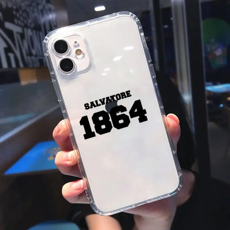 

The Vampire Diaries Phone Case Transparent for Clear iPhone 11 12 mini pro XS MAX 8 7 6 6S Plus X 5S SE 2020 XR