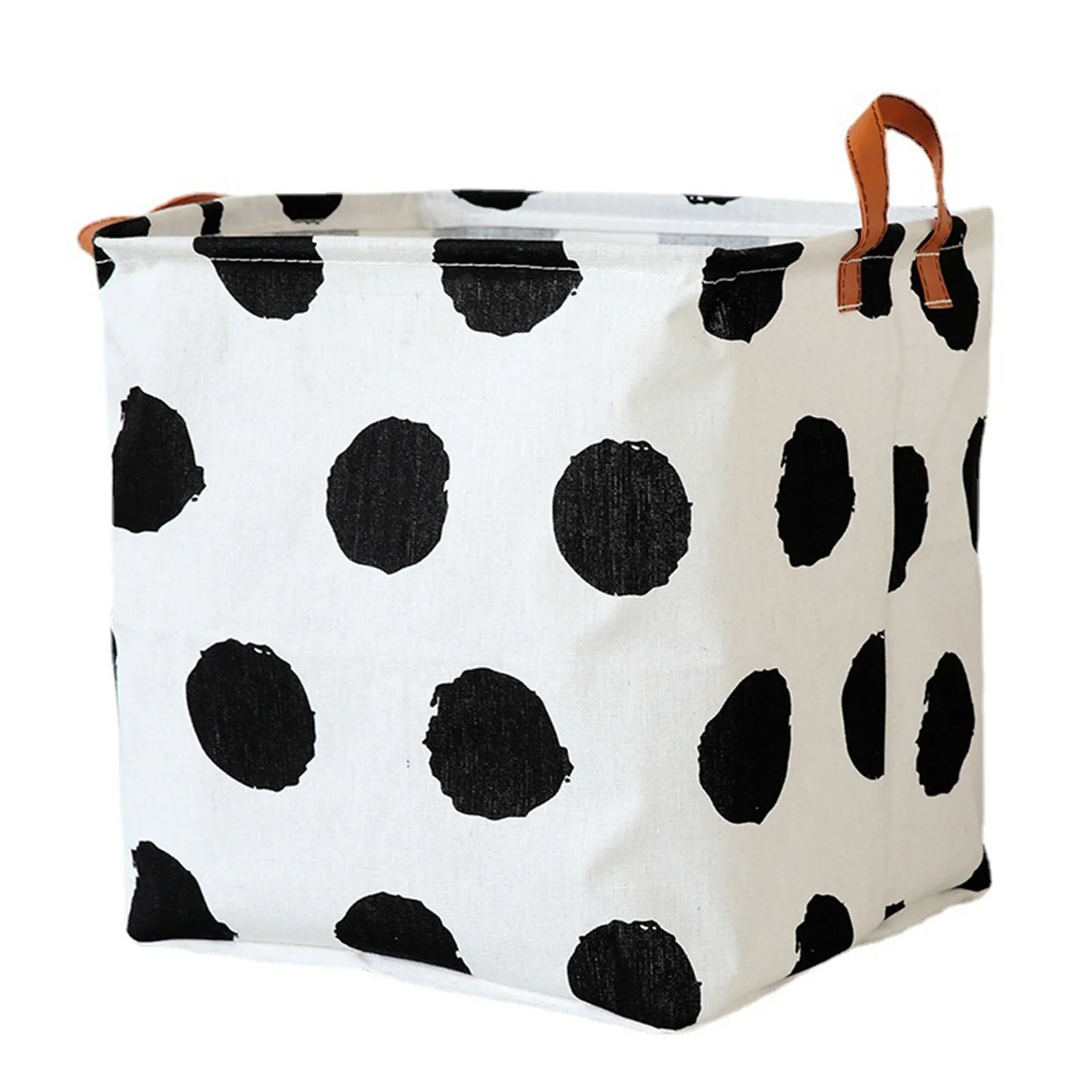 

Cloth Laundry Basket Foldable Toy Storage Box with Handles Cotton and Linen Storage Bins Household MYDING