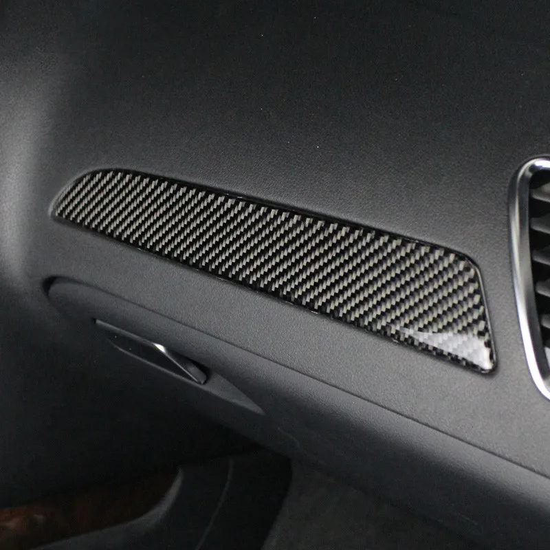 Углеродное волокно обшивки дверей автомобиля полоски Copilot Dashboard Decortaion Крышка для