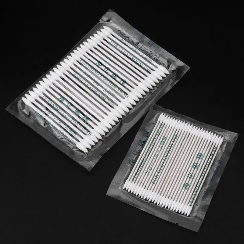 25 шт хлопок одноразовая палочка чистящий инструмент для гарнитура AirPods смартфон