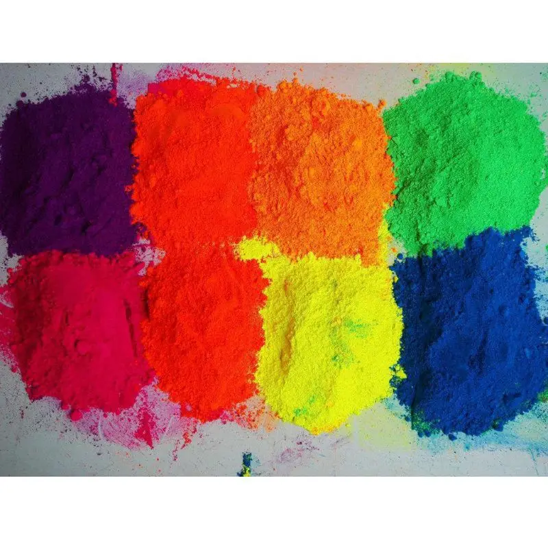 

12Pc Bright Fluorescent UV Pigment Powder Black Light Reactive Resin Pigment Kit