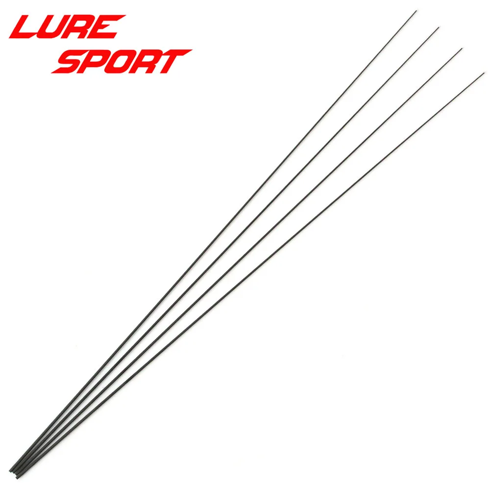 LureSport 4 шт. 50 см твердый углеродный наконечник удочки без краски стержень