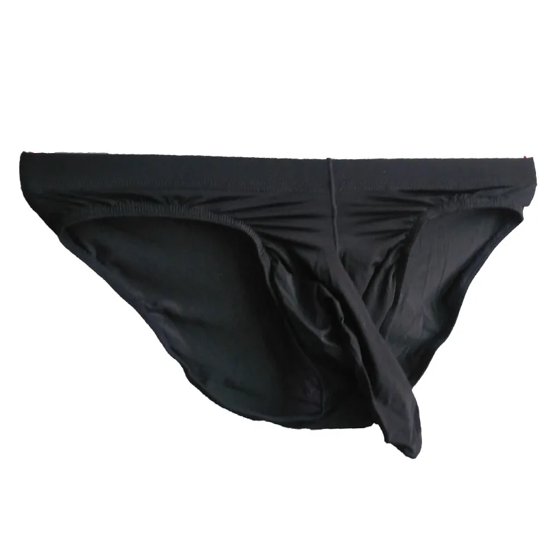 Мужские трусы брифы с мешочком для пениса черные дышащие в форме слона