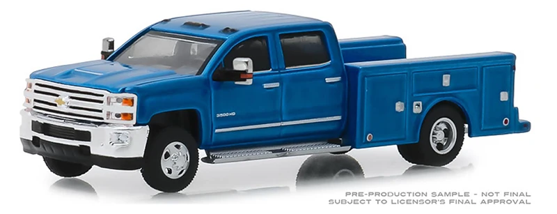 Зеленый свет 1: 64 Chevrolet Silverado 3500 Игрушечная машина из сплава игрушки для детей литой модельный автомобиль подарок