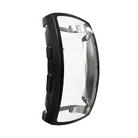 Для samsung gear Fit 2 PRO ТПУ покрытие спортивные Смарт-часы отпечатков пальцев защитный чехол рамка для часов полная защитная оболочка - Цвет: Черный