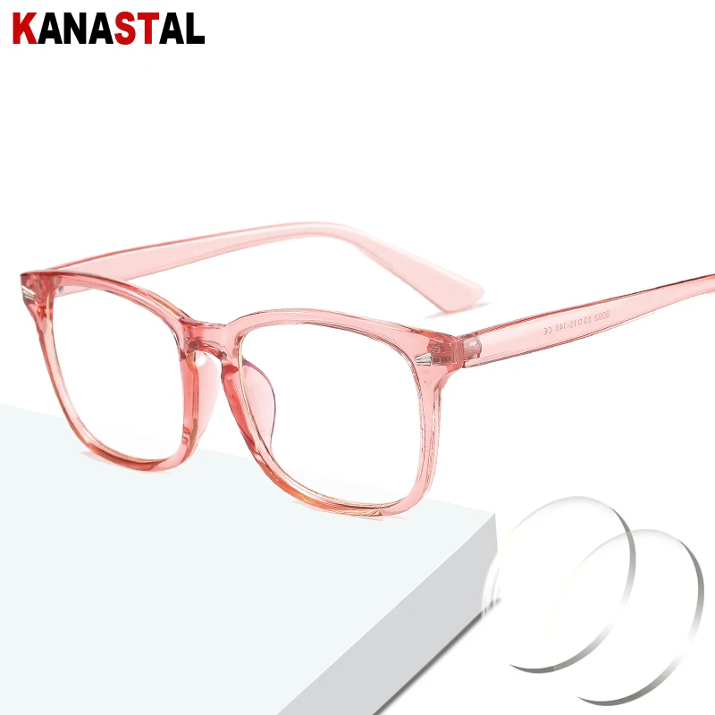 

Women Anti-blue Ray Light Blocking Glasses UV400 Prescription Optical Eyewear Retro Men Hyperopia Myopia Reading Glasses 1.56