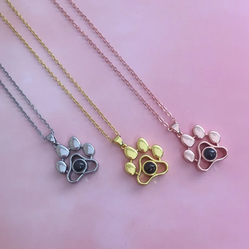 Цепочка с подвеской проектором Я тебя люблю на 100 языках|Ожерелья подвеской| |