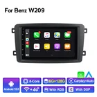 Автомагнитола 7 дюймов, мультимедийный проигрыватель на Android, с GPS, Wi-Fi, 4G, DSP, для Mercedes Benz CLK, W209, W203, W463