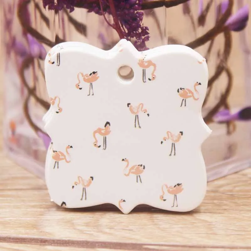 50 tag diy для стояночных бирок 5x3 см/4x4 см/6,4x3,5 см/4,7x4 см/3,9x3,9 см 50 тег фестончатый белого цвета для Свадьба конфеты подарок теги - Цвет: 50 tag