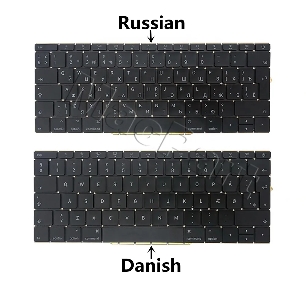 Оригинальная клавиатура для Macbook Pro A1708 американская английская французская