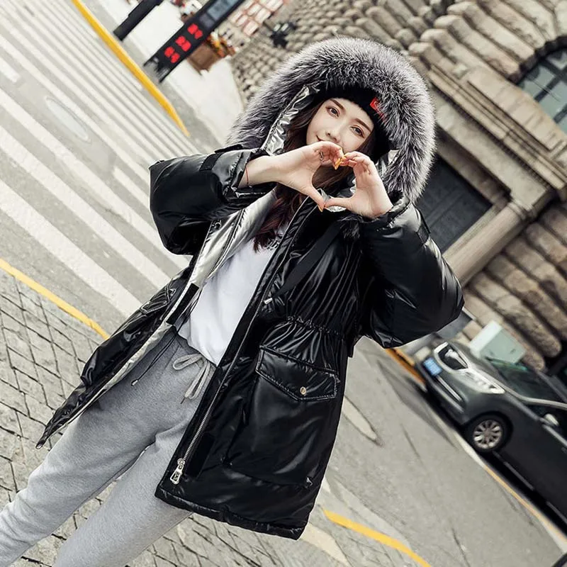 Женское пальто женский зимний пуховик Паркер с капюшоном новинка 2022 модная