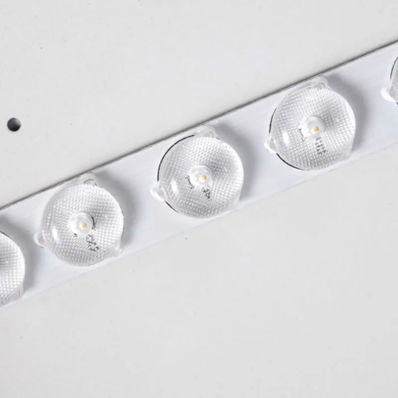 Светодиодный потолочный светильник из дуба в скандинавском стиле Круглый