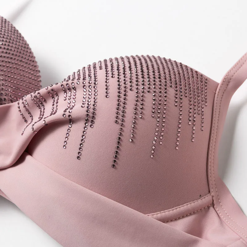 

Sexy Rhinestone bikini 2020 Push up swimsuit female Knot bathing suit Brazilian bikini Summer bathers Beach swimwear women new