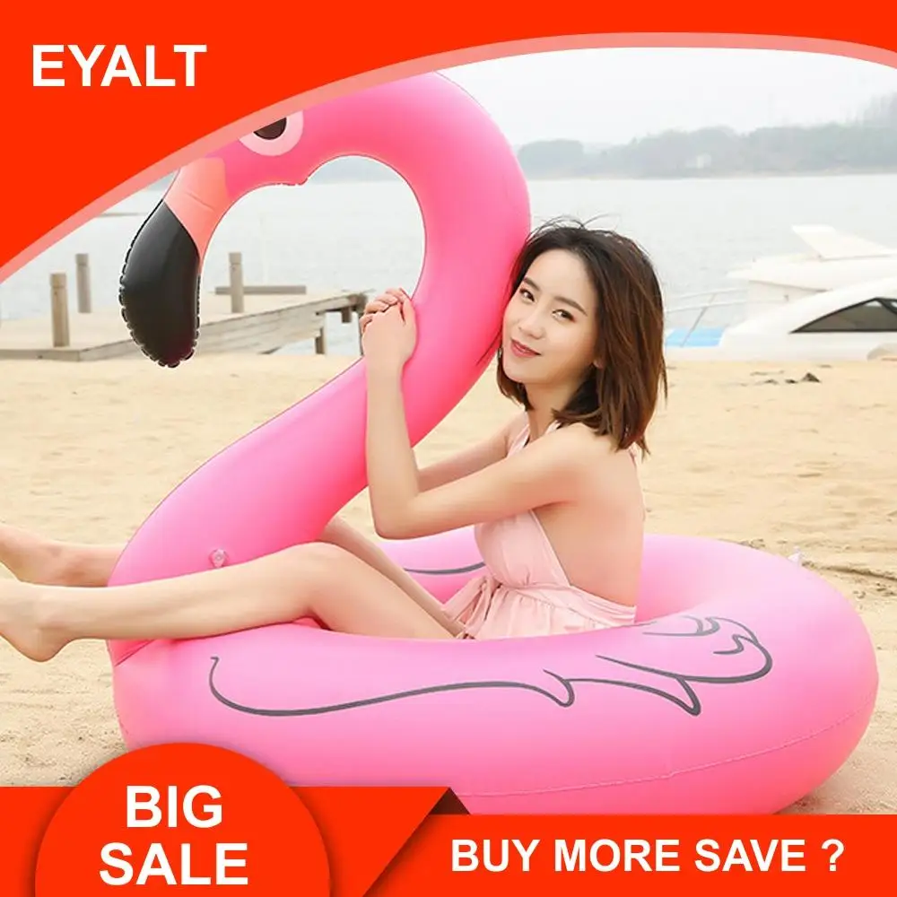 

Water Products Environmental Protection PVC Thickened Floating Platform Riding Adult Swimming Pink Flamingo Swimming Ring Pool