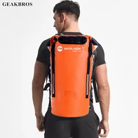 40l waterproof swimming bag pvc storage dry bag for outdoor sports camping hiking canoe kayak rafting travel kit sack backpack