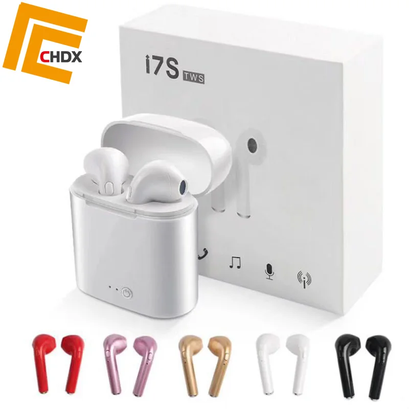 CHDX беспроводные наушники Bluetooth с шумоподавлением гарнитура i7s для мобильного