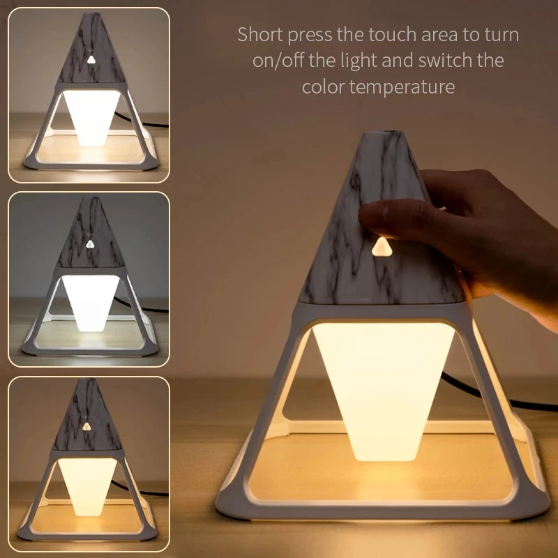 Night Light Cool Mist Maker Purifier Aromatherapy Aroma Essential Oil Diffuser Home Décor Lighting