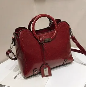 Bag Woman 2019 Package Handbag Leisure Time Layer Skin Single Shoulder Satchel |
