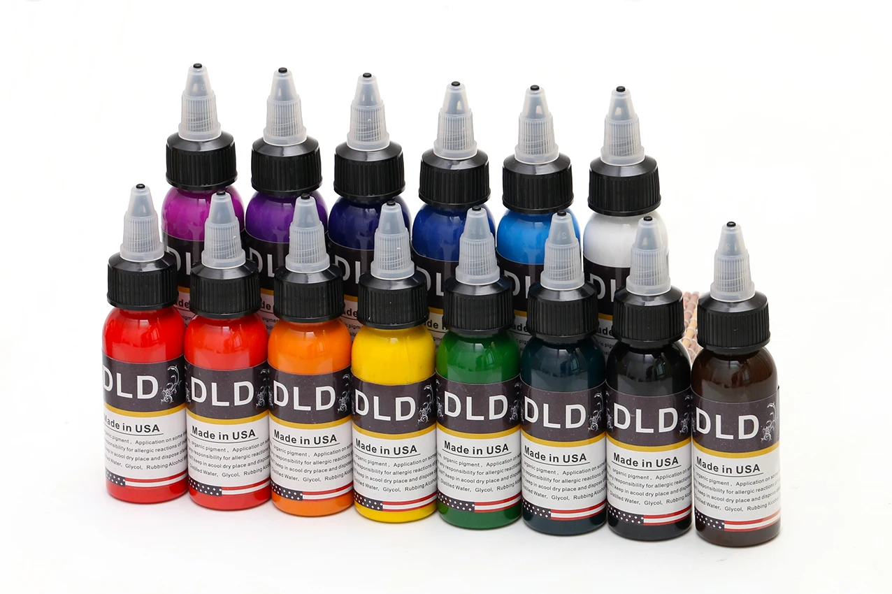 Расширенный цвет татуировки 14 цветов 30 мл/бутылка тату лицо оборудование для
