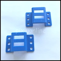 2pcslot blue plastic motor base for 130 micro dc motor diy model parts tools k728 drop shipping