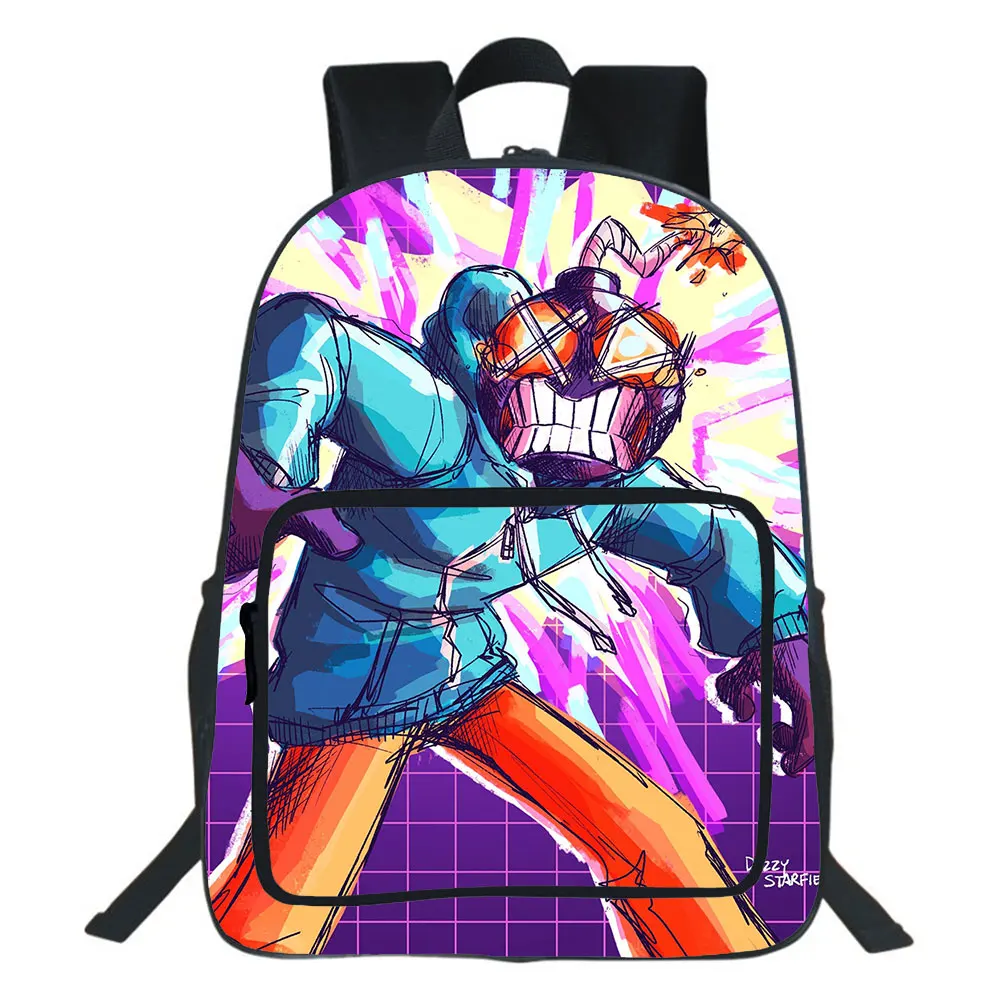 Friday Night Funkin Backpack Men School Bag Fashion Cartoon Bookbag Music Rhythm Game Print Rucksack Women Double-layer Knapsack