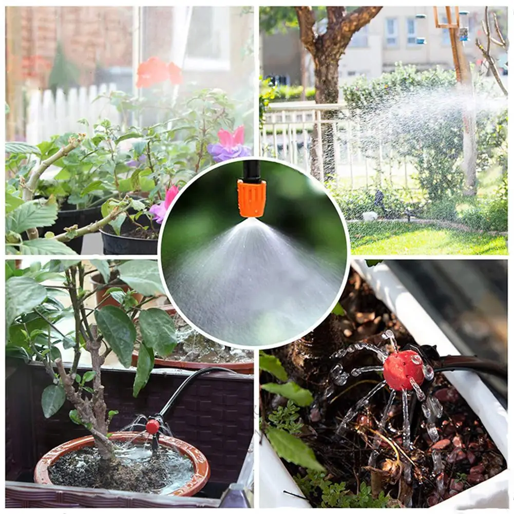 

165PCS/Kit Irrigation Kit Watering Drip Irrigation System Greenhouse Plant Kit For Flowers Plant Bonsai Repair And Expansion Kit