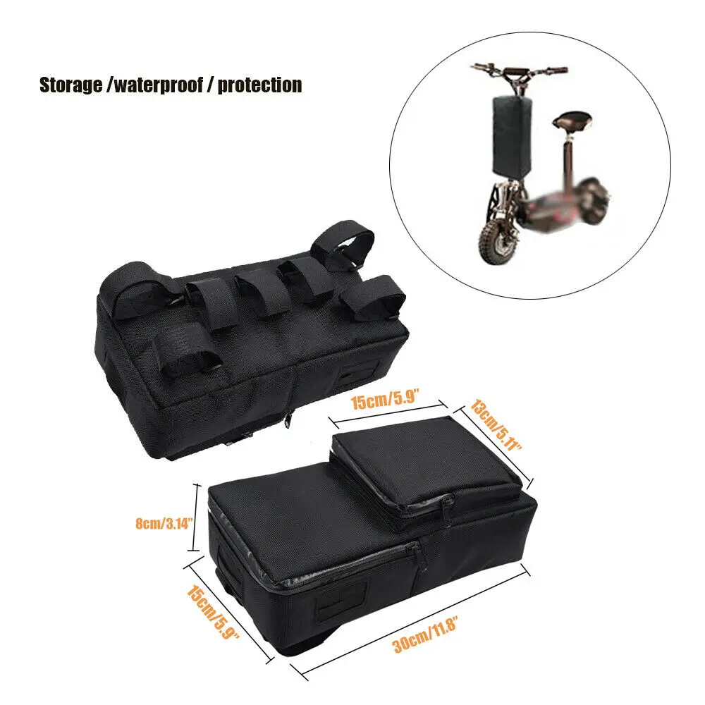 

Saddle Bag Electric Scooter Battery Packag Bicycle Waterproof Storage Front ebike Accesorios Bicicleta 30x15x8cm High Capacity
